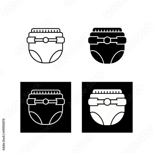 Diaper Vector Icon