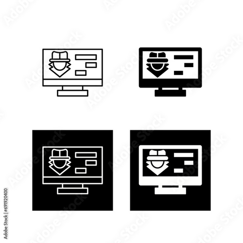 Hacking Vector Icon