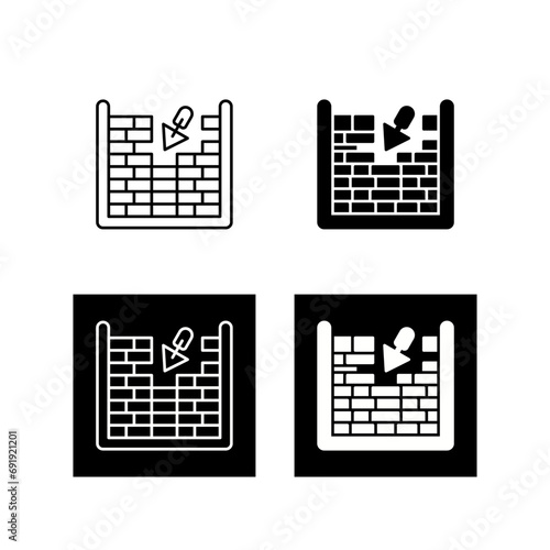 Masonry Vector Icon