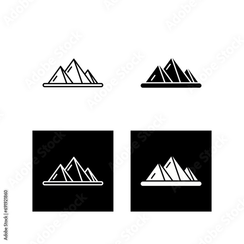 Pyramid Vector Icon