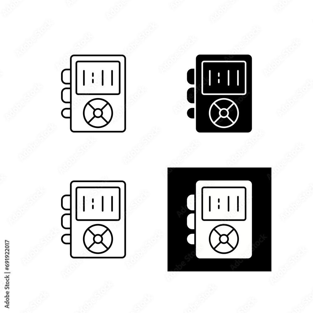 Dictaphone Vector Icon Dictaphone Vector Icon