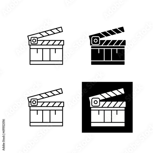 Clapperboard Vector Icon