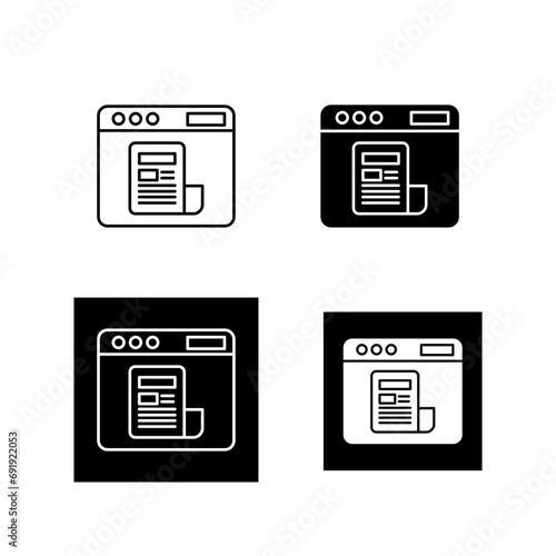 News Feed Vector Icon