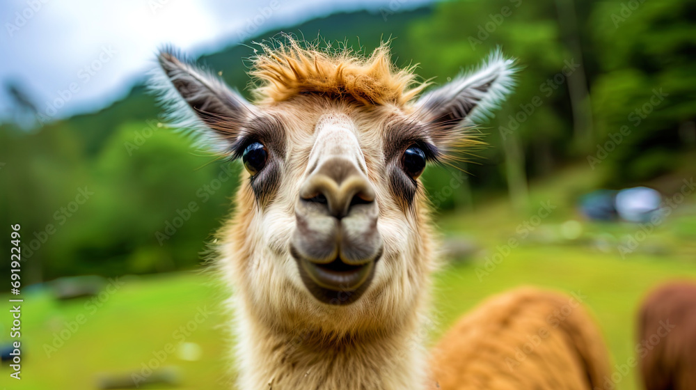 Obraz premium Majestic cosmic nebulae and distant galactic clusters