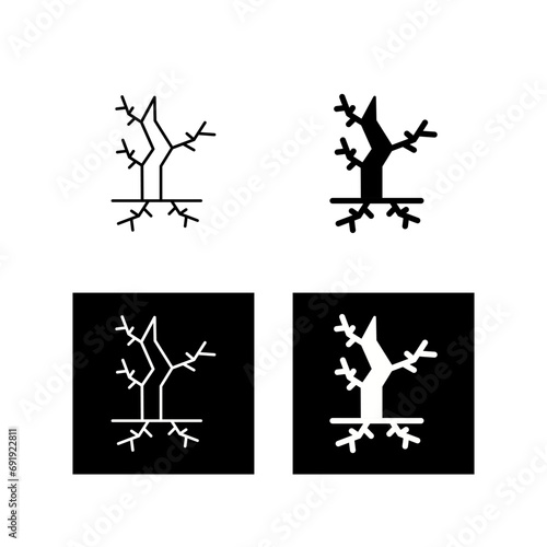 Dead Tree Vector Icon