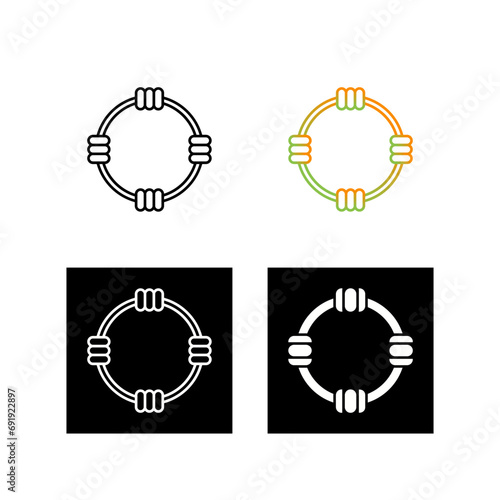 Hula Hoop Vector Icon