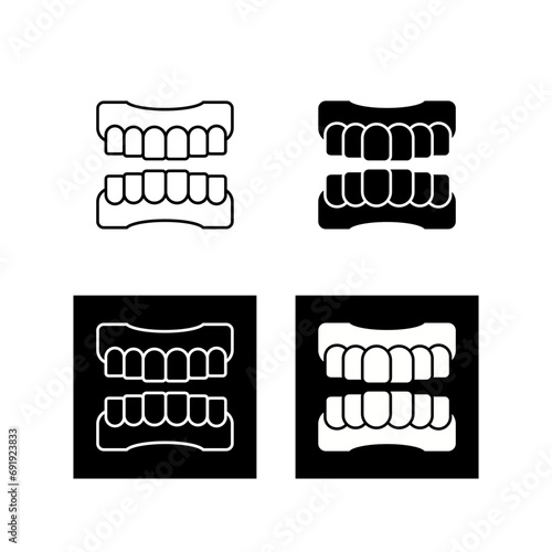 Denture Vector Icon