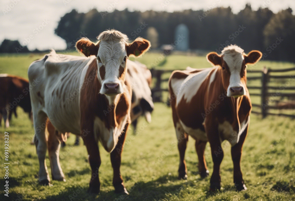 cows in a pasture