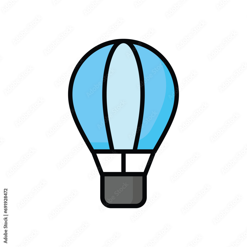 Creatively designed vector of hot air balloon, enjoy the adventure of hot air ballooning Creatively designed vector of hot air balloon, enjoy the adventure of hot air ballooning