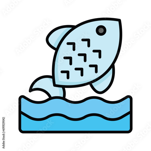 Check this carefully crafted vector of fish in modern style, seafood