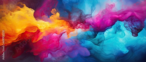 Abstract Color Textured Background Clash © Custom Media