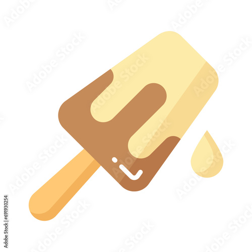 Ice cream cup in modern style, ready to use and download