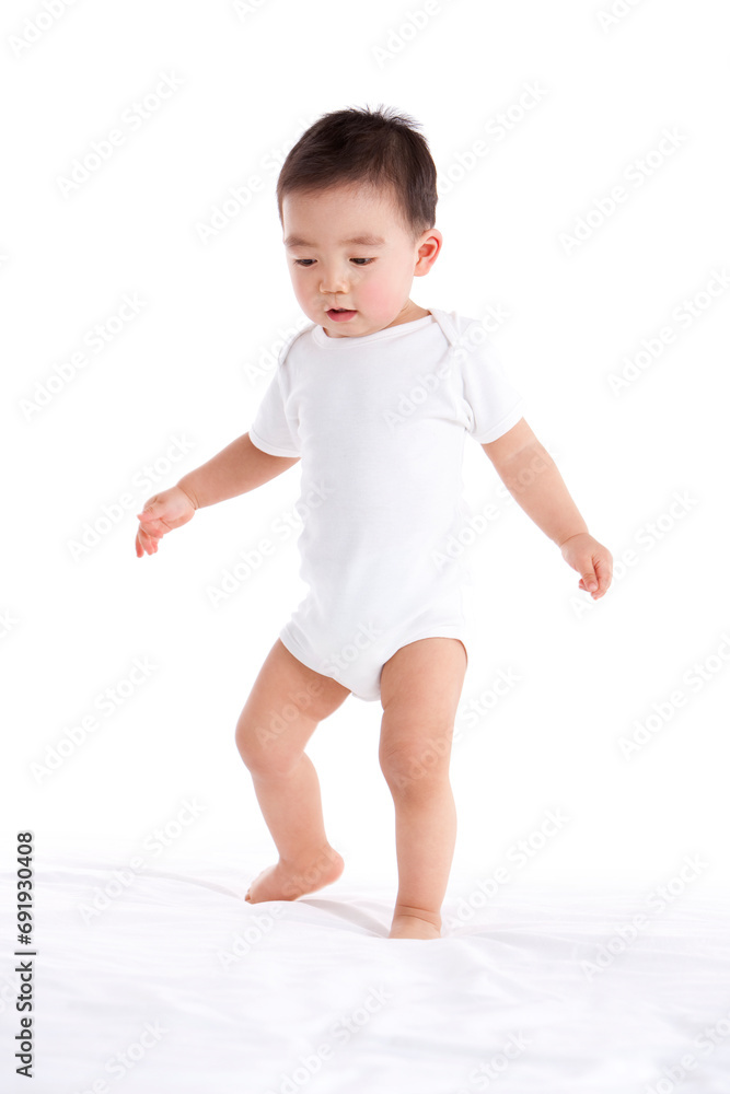 Lovely baby boy walking Lovely baby boy walking