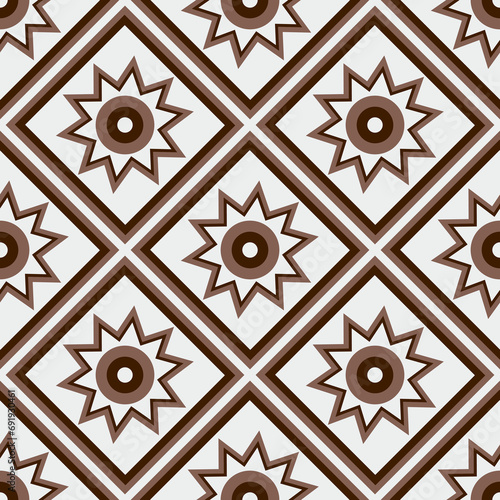 Vektor - Geometric colored illustration, seamless pattern. photo