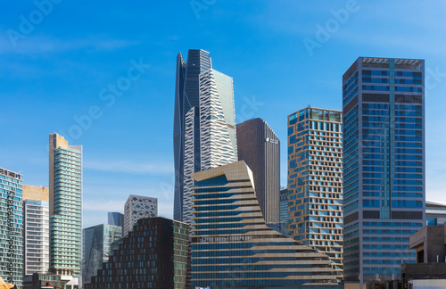 Riyadh, Saudi Arabia, KSA - December 12, 2023 buildings in the new King Abdullah Financial District in Riyadh