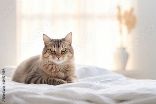 Adorable domestic bliss. Collection of cute kittens showcasing playful and sleepy antics. Beautiful feline companions with soft fur and whiskered faces capture essence of pet serenity