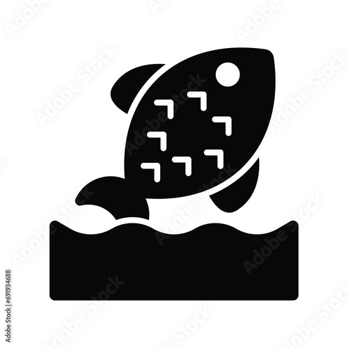 Check this carefully crafted vector of fish in modern style, seafood
