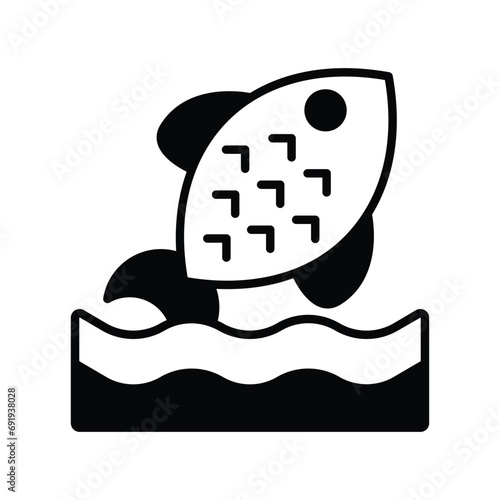 Check this carefully crafted vector of fish in modern style, seafood