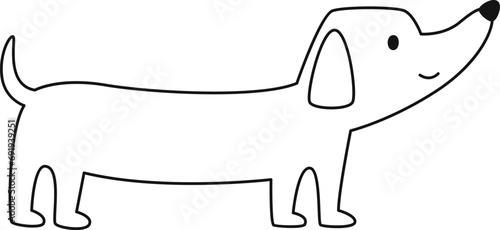 Dog Animal Outline