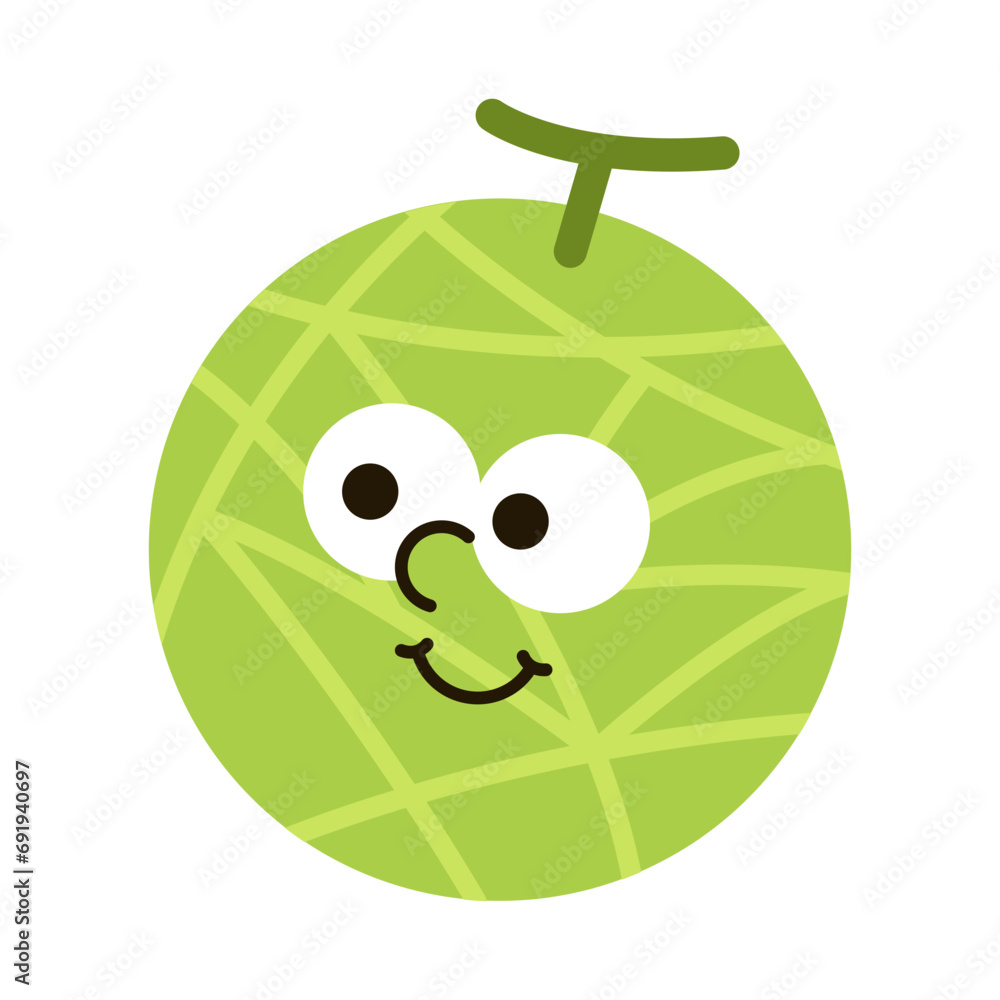Foto Melon cartoon character clipart