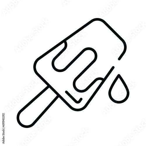 Ice cream cup in modern style, ready to use and download
