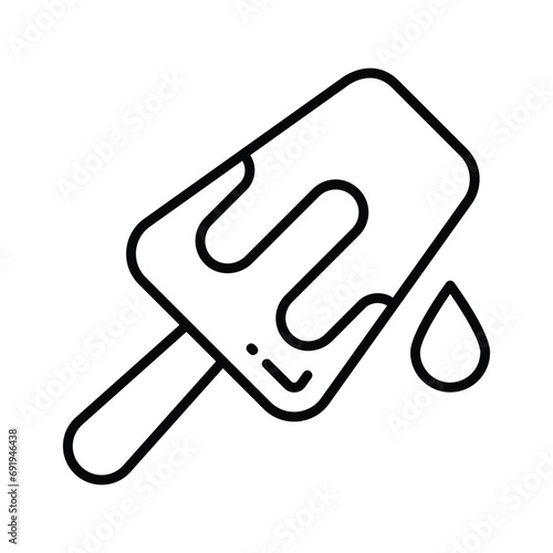 Ice cream cup in modern style, ready to use and download