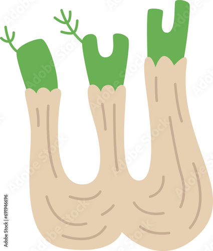 W Letter Daikon