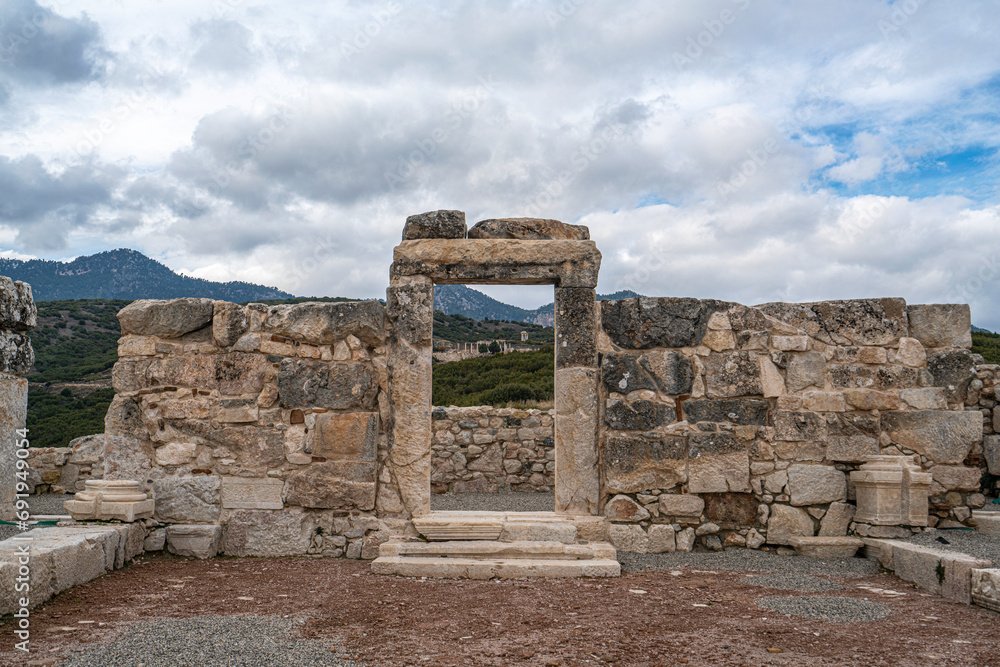 Cibyra or Kibyra was an Ancient Greek city near the modern town of Gölhisar in Burdur and The ruins cover the crest of a hill between 300 and 400 feet above the level of the plain