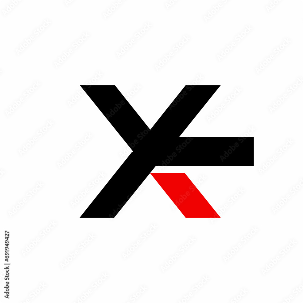 Geometric abstract letter Y X logo design with back arrow sign. Geometric abstract letter Y X logo design with back arrow sign.