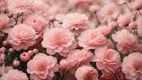 Delicate natural floral background in light pink pastel colors. Pink flowers in nature close up with soft focus. Beauty of nature.