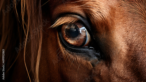 Horse head close up portrait © Daniel