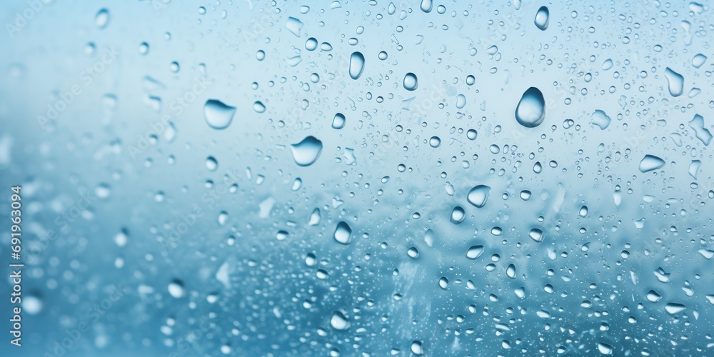 Water droplets on glass, forming a natural pattern. Water droplets on glass, forming a natural pattern.