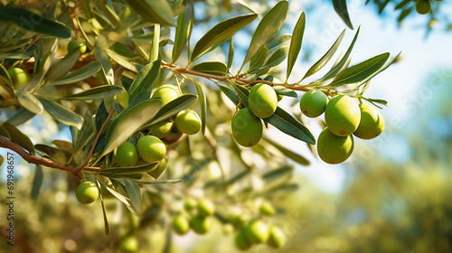 green olives on branch HD 8K wallpaper Stock Photographic Image 