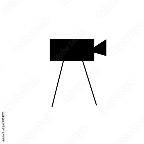 3d movie camera suitable for, icon, logo, sticker