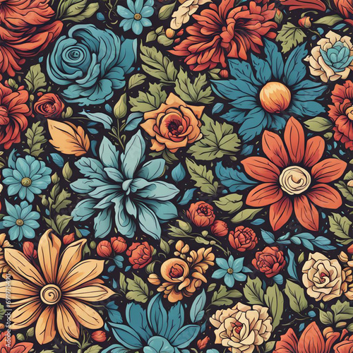flower pattern background wallpaper