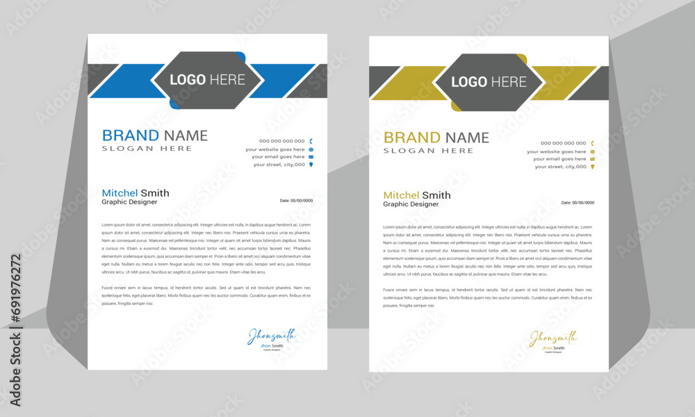 Letterhead Design a4 Size Letterhead Design a4 Size