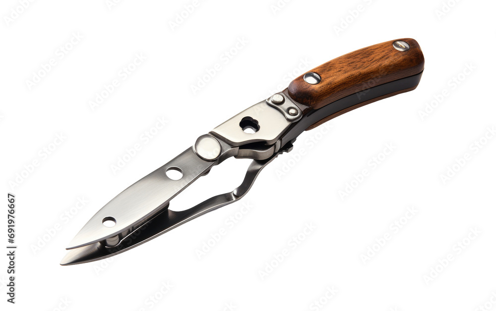 Steel Wine Opener With Wooden Handle on White or PNG Transparent Background. Steel Wine Opener With Wooden Handle on White or PNG Transparent Background.