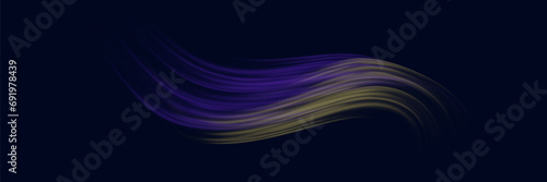 Wallpaper Mural Speed ​​of trace and light. The glare of light from the speed of the trail. Torontodigital.ca