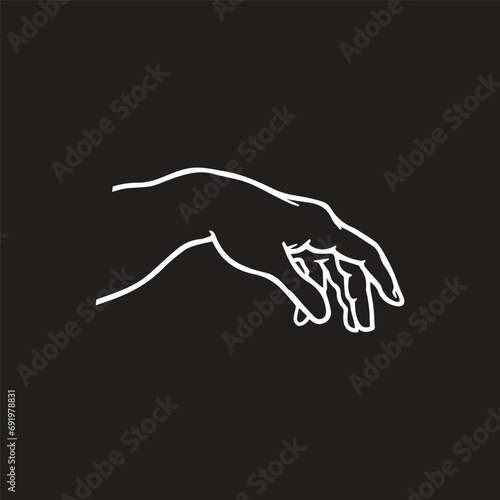 Hand gesture icon set of various shapes Hands  handshakes  muscle  finger  fist  direction  like  unlike  fingers collection  vector 10