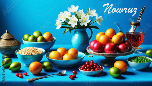 Nowruz Feast  Varied Sweets and Foods for a Joyful Celebration
