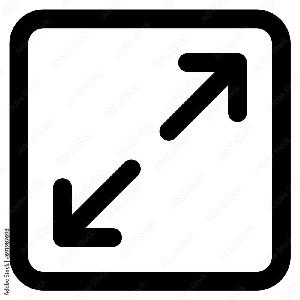 maximize icon vector illustration asset element maximize icon vector illustration asset element
