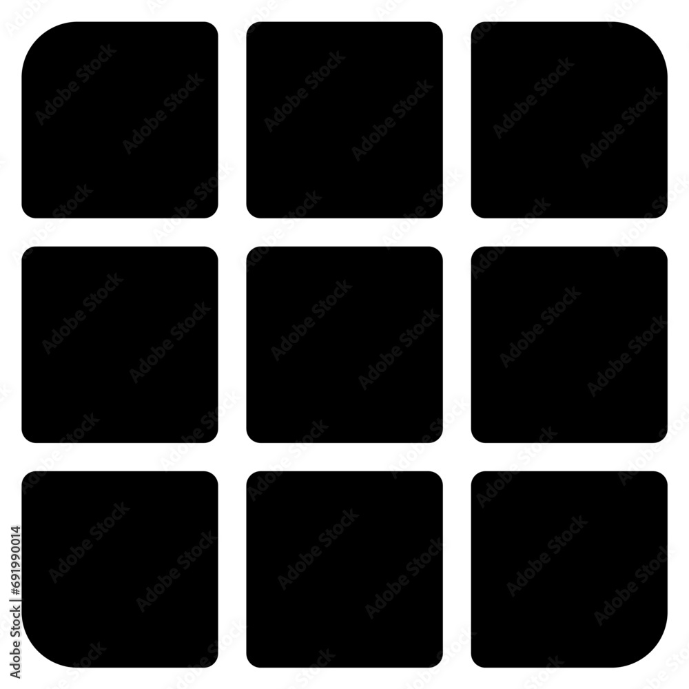 grid icon vector illustration asset element