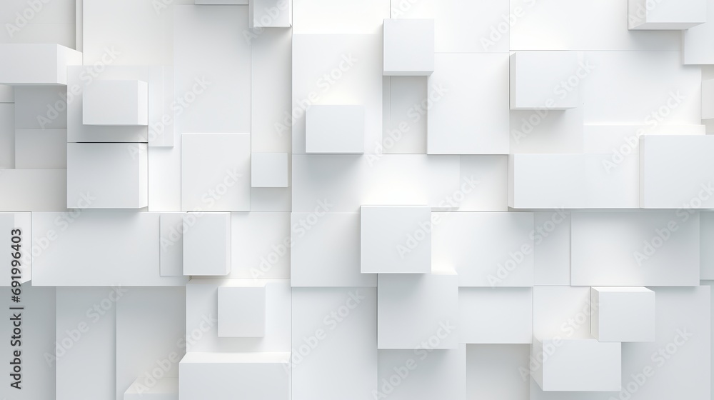 futuristic white 3d shapes wall background with copy-space, abstract 3d render futuristic white 3d shapes wall background with copy-space, abstract 3d render