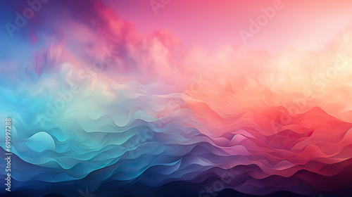 Pastel Hues of Waves Background: A Description of a Background Featuring Soft and Subtle Waves