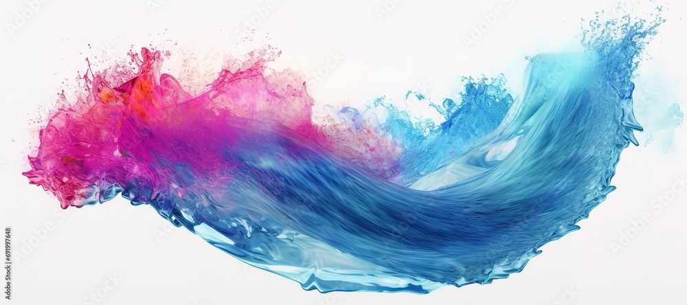 colorful watercolor ink splashes, paint 19