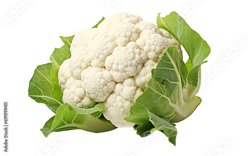 Colorful Sweet Cauli Flower on White or PNG Transparent Background. photo