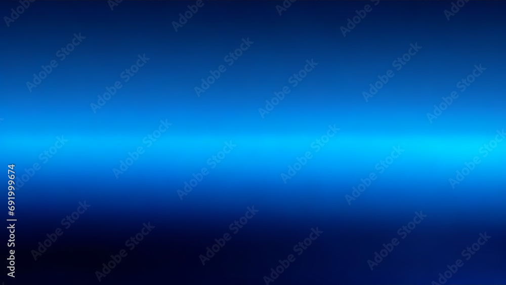 Abyssal Brilliance: Glowing Blue Light Banner Design