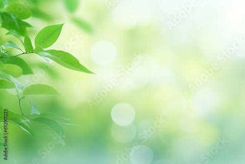 Modern abstract green nature  background, Generative AI #692001223