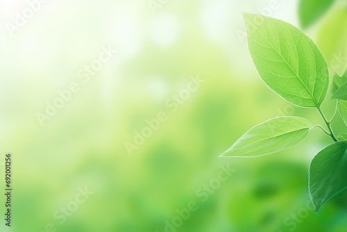 Modern abstract green nature background, Generative AI