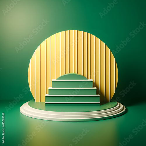 illustration of a podium